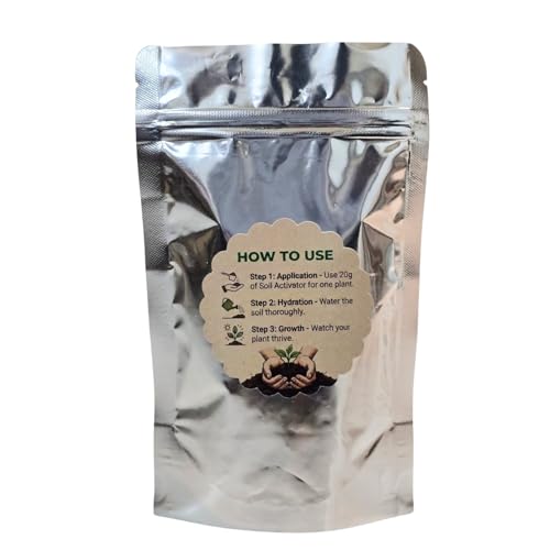 Image of Soil Activator 200g - Premium Organic Soil Conditioner & Growth Booster | Revitalizes Tired Soil, Maximizes Crop Yield & Promotes Root Health | 100% Natural Fertilizer for Home Garden (2)