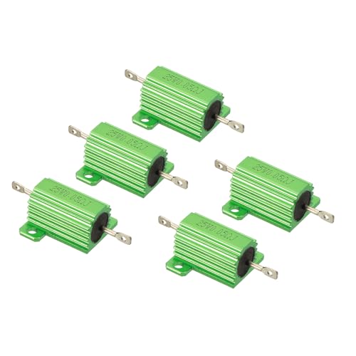 Résistance bobinée 25W 0.05 Ohm PATIKIL aluminium pour régulateur de tension et LED, x5