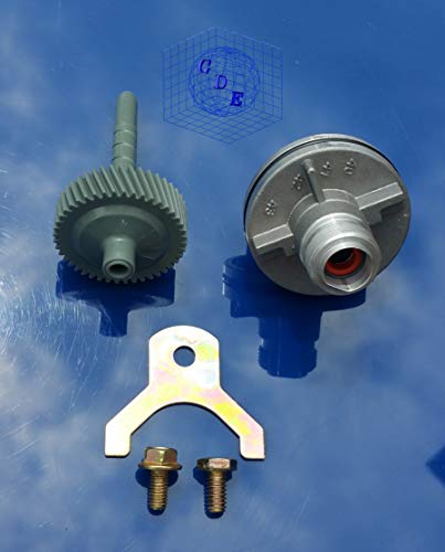 GM TURBO 700R4 350 TH350 4L60 AUTOMATIC TRANSMISSION SPEEDOMETER KIT 44 GREY DRIVEN GEAR HOUSING, CLAMP & BOLTS