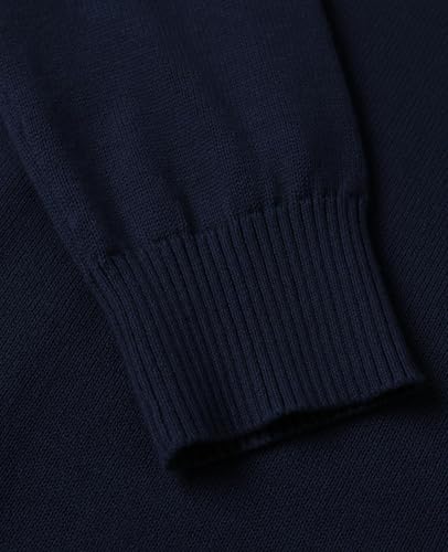 Image of QUALFORT Women's 100% Cotton Sweater, Basic Lightweight Long Sleeve Pullover