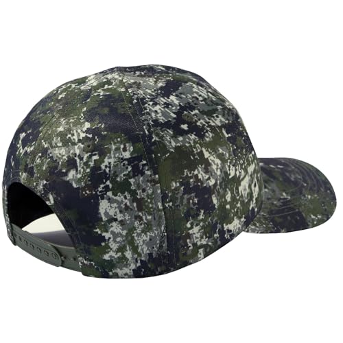 Image of Tactical Hat with Flag Patch Camo Military Army Hats Adjustable Trucker Baseball Cap Soft Top for Shooting