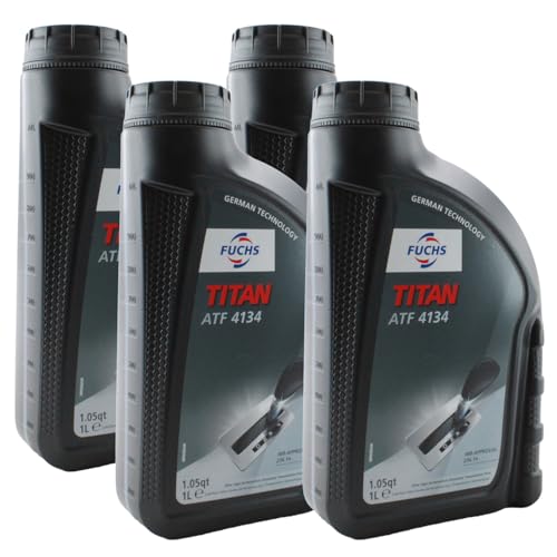 Fuchs 4 Liter TITAN ATF 4134 Red Automatic Transmission Fluid (4 x 1L)