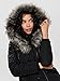 Only ONLLINETTE Fur Hood Nylon Coat OTW Chamarra de Plumas Alternativa, Black...