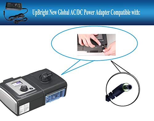 Upbright 12V 6.67A 80W Ac/Dc Adapter Replacement For Phillips Respironics Pr System One Remstar Auto A-Flex Dom 460P Ref 560P 567P 60 Series Cpap Bipap Asv Ip22 1091399 1118499 Delta Mds-080Aas12 A #TOP4