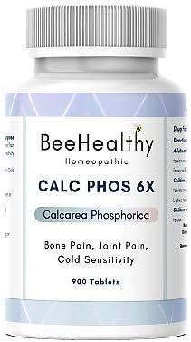 Cell Salt, Calcarea Phosphorica (Calc Phos) 6X Tablets. Homeopathic Natural Remedy for Bone Health, Joint Pain, Cold Sensitivity, Sore Throat. Easy Dissolving Tablets. 900 Count