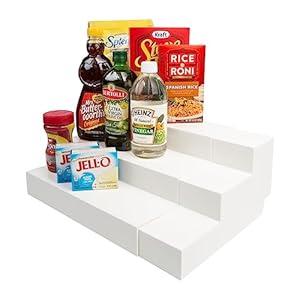 Dial Industries 3 Tiered Adjustable Canned Goods Shelves for Kitchen Cabinet and Pantry Organization, Mega Expand A Shelf