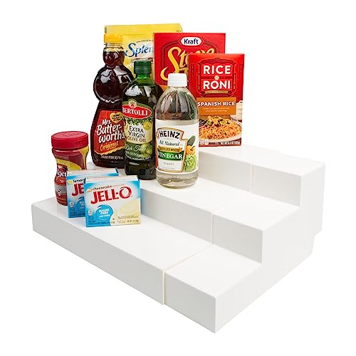 Dial Industries 3 Tier Adjustable Canned Goods Shelves for Kitchen Cabinet and Pantry Organization, Mega by Dial Industries, Inc. - Used condition - US$21.30