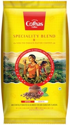Cothas Coffee โ Speciality Blend South Indian Filter Coffee Powder | 85% Coffee & 15% Chicory | Rich Aroma & Strong Taste | Authentic Roast & Ground Filter Coffee | 500 g Pack