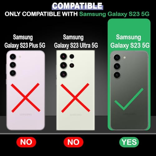 Image of Amazon Basics Premium Shockproof Transparent TPU Back Case Cover with Built-in Slim Card Holder Wallet for Samsung Galaxy S23 5G - Clear