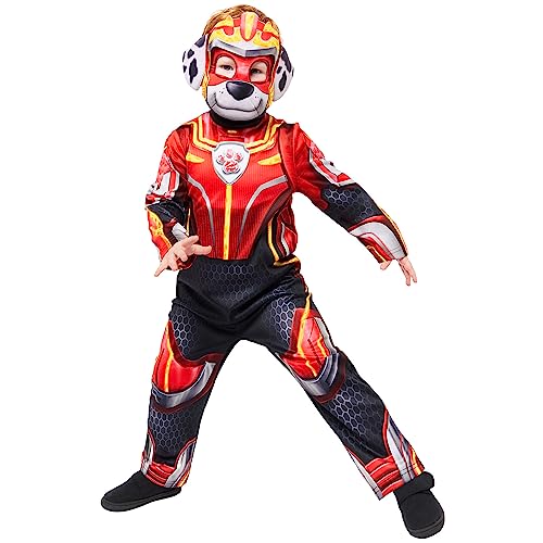amscan 9918120 amscan - Kids Officially Licensed Paw Patrol Marshall Boys Costume (Ages 3-6 Years, Multicoloured