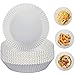 (150 Stück) Backpapier Airfryer Rund Antihaft-Einweg Wasserdicht Ölfest Nicht Porös Pergamentpapier Backpapier Backen Zubehör Papier für Ofen/ Bratpfanne/Heißluftfritteuse/Mikrowelle, Weiß