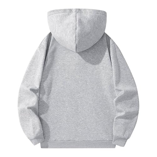 Mens Pullover Hoodie Sweatshirt Long Sleeve Solid Color Snap Button Fleece Fashion Casual Hooded Sweatshirt Streetwear3