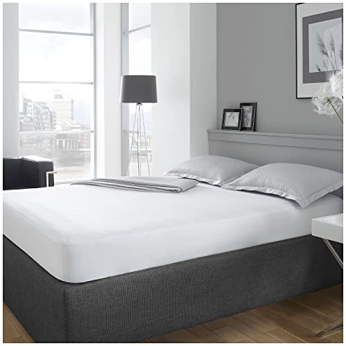 Terry Towelling Mattress Protector 4ft 25cm Deep, Ultra Soft, Breathable, Waterproof Mattress Prorector Single