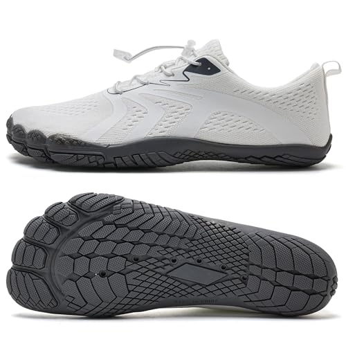 Image of WateLves Water Shoes Men Women Beach Barefoot Aqua Socks Breathable Wide Swim Outdoor Walking Anti Slip Pool Shoes for Hiking Kayaking Diving Surfing