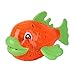 TOYANDONA Badespielzeug Leuchten Schwimmende Fischspielzeug Führte Babybadespielzeug für Geburtstagsbabyparty-Partybevorzugungsgeschenkorange