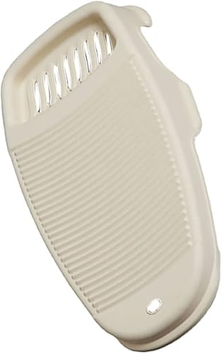 Cabilock Lavadora portátil, lavadora portátil, antideslizante, tabla de lavado, tabla de lavado, tabla de lavado para lavandería, plástico para