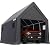 KING BIRD 10' x 20' Heavy Duty Carport Anti-Snow Carport, Full-Size Truck, Outdoor Storage Shelter Shed Instant Garage Car Canopy with Reinforced Ground Bars