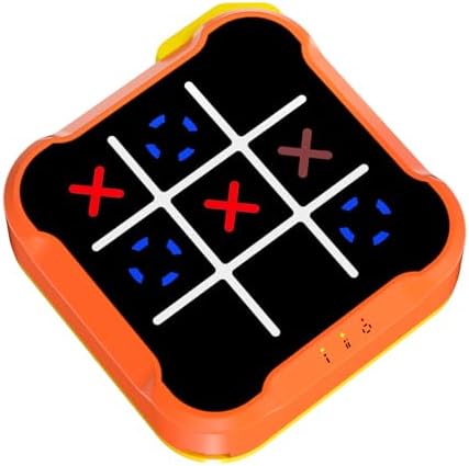 Tic Tac Toe Bolt Game, Handheld Electric Puzzle Game Console, Gift Ideal for Kids and Adults' Birthday, Electronic Board Games for Educational and Memory Growth, Portable Travel Games for Car Ride