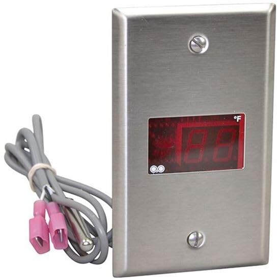 Replacement for 29097-1075 Thermometer - Digital FACEPLATE with Probe