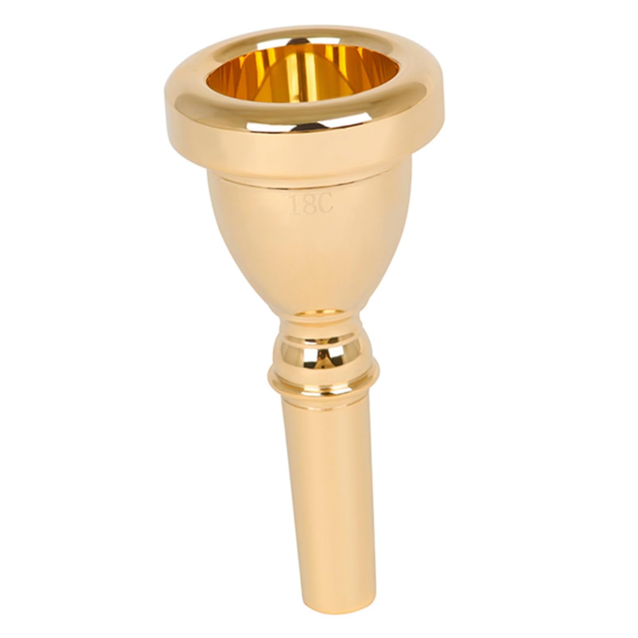 ibasenice Becco per Tuba 14Mm in Ottone di Colore Oro Accessorio Professionale e Principianti