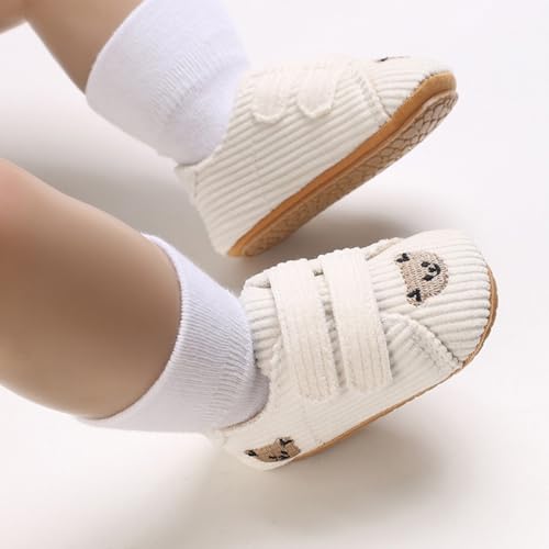 Prewalker Crib Shoes Baby Shoes Flexible Spring Autumn Rubber Soles Baby Footwear First Walking Shoes White2