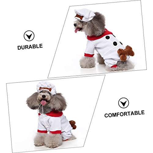 Disfraz para perro SUPVOX XL Halloween blanco miniatura 6