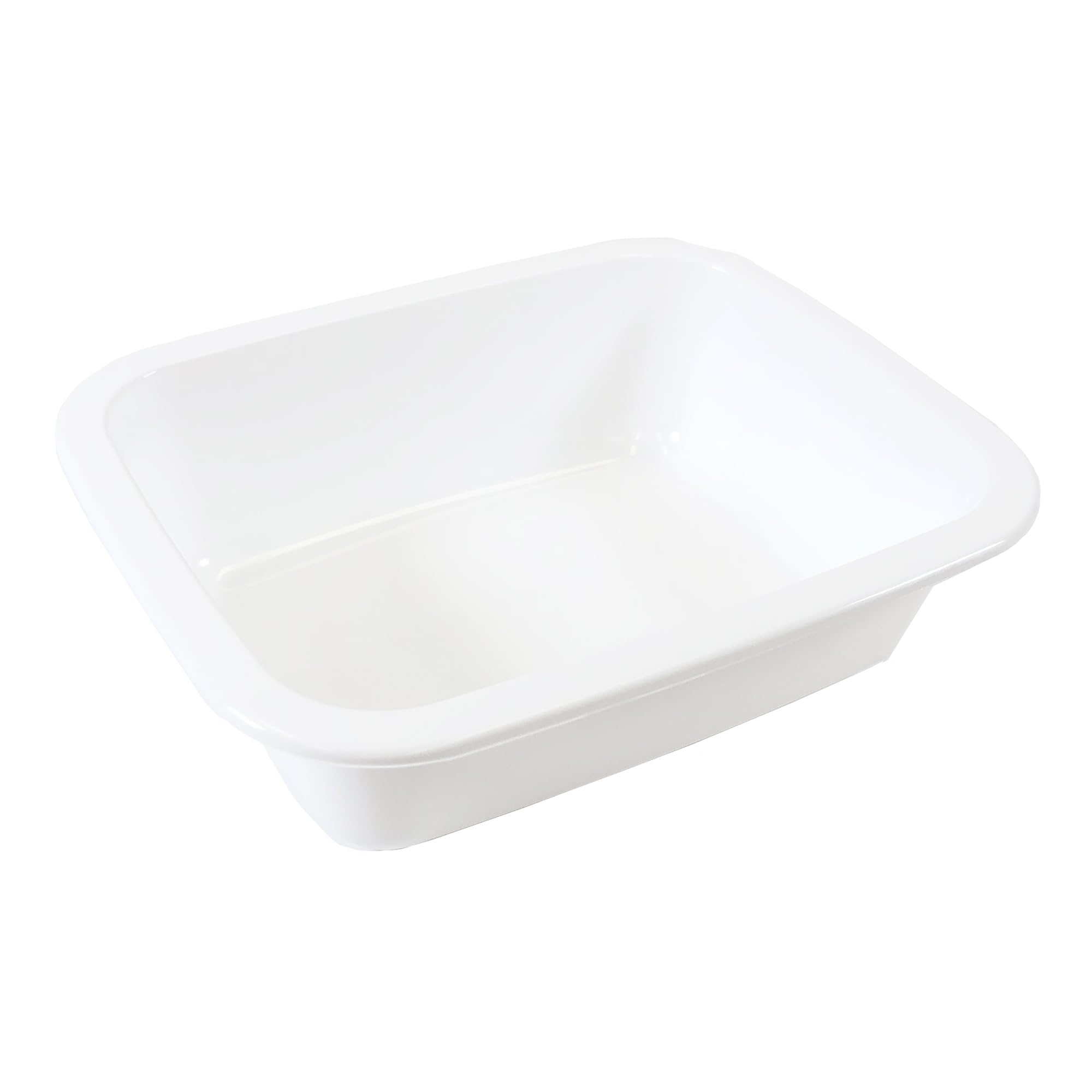Pack 130 Bandejas Gastronorm GN3 45-00 1/8 de Polipropileno Blancas para Envasar Alimentos Crudos o Cocinados | Color Blanco y Medidas 160x130x45 mm