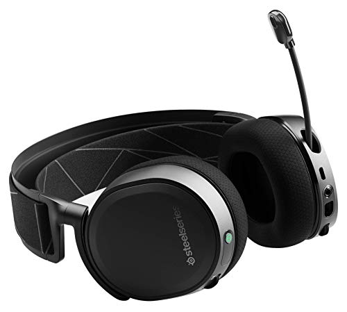 SteelSeries Arctis 7 Cuffie da Gioco - Wireless Senza Perdite - Tecnologia Surround DTS Headphone:X v2.0 per PC e PlayStation 5/PS4 - 10 - 40.000 Hz, Nero