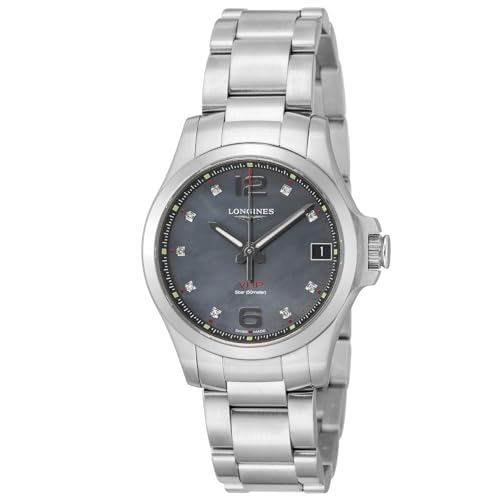 [LONGINES] ���f�B�[�X �r���v Watch �����W�� CONQUEST V.H.P �R���N�G�X�g �u�D�g�D�o L3.316.4.88.6 0 �u���b�N�p�[�������� �X�e�����X�X�`�[�� [���s�A���i]