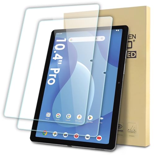 Protector de pantalla de vidrio templado para Onn 10.4" Tablet Pro, pack x2 miniatura 1