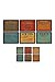 Price comparison product image Pimpernel Lunchtime, 6 Placemats + 6 Coasters