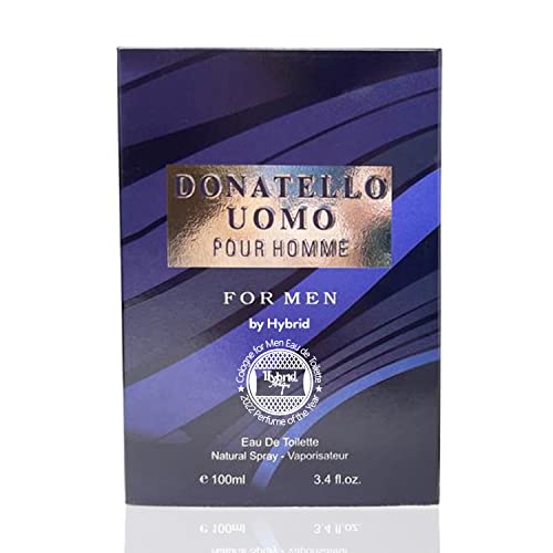 Hybrid & Company Donatello Uomo For Men Eau De Toilette Natural Spray Masculine Scent, 3.4 Fl Oz #TOP2