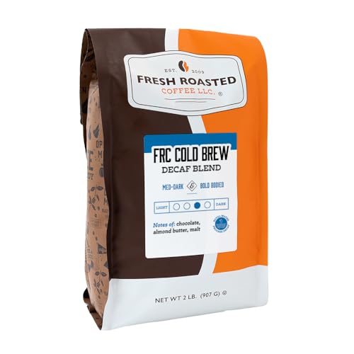 Fresh Roasted Coffee Cold Brew Decaf Whole Bean 2lb