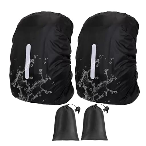 LIANRISES 2 Piezas 30-40L Funda Impermeable para Mochila Cubre, Protector Mochila Lluvia, Reflectante, Antirrobo, para Senderismo, Ciclismo, Escalada Y 2 Bolsas Negras | Ya disponible en tu tienda friki favorita! En mundofriki.es! LIANRISES 2 Piezas 30-40L Funda Impermeable para Mochila Cubre, Protector Mochila Lluvia, Reflectante, Antirrobo, para Senderismo, Ciclismo, Escalada Y 2 Bolsas Negras | Ya disponible en tu tienda friki favorita! En mundofriki.es!