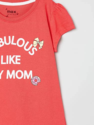 Image of Max Girl's Printed Regular Fit Tshirt