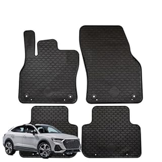 TAPPETI - TAPPETINI IN GOMMA 3D TPE NERI PER AUDI Q3 Sportback F3B dal 2018 ->