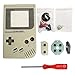iMinker Full Gehäuse Shell Pack Fall Deckung Ersatzteile mit offenen Tools für Nintendo Gameboy GB Konsole (Grau)