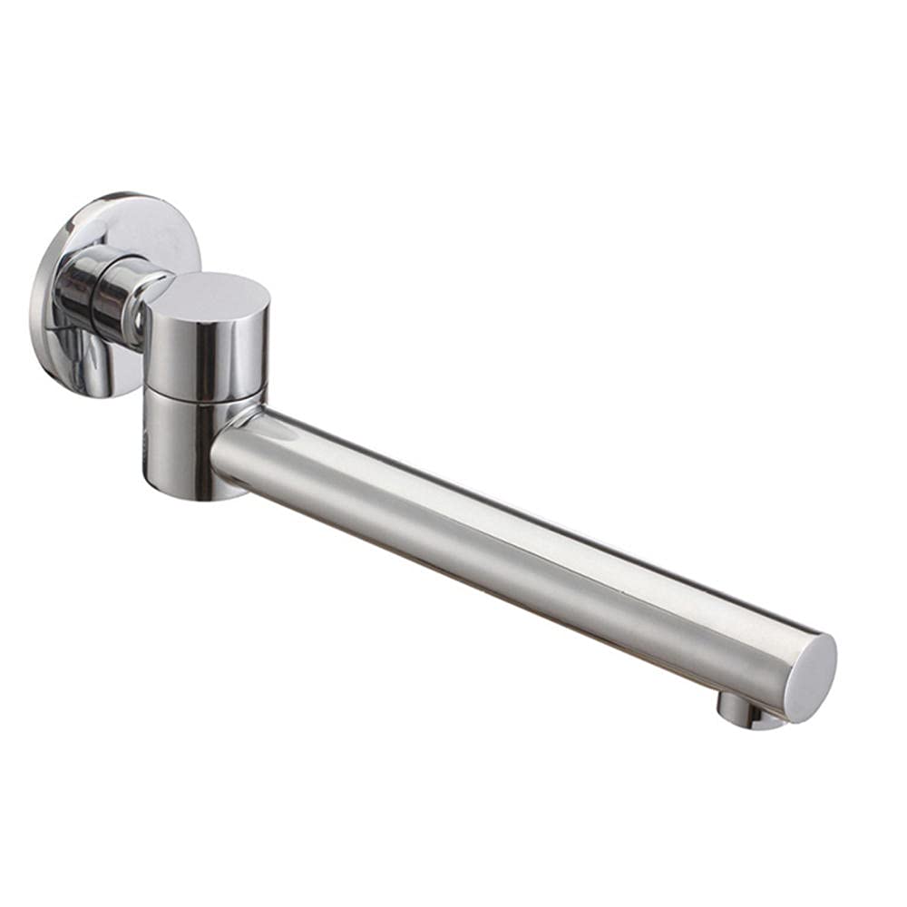 Bec de robinet de baignoire mural Chrome avec connexion G1/2 standard