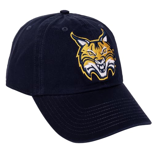 Gorra bordada Quinnipiac University ajustable azul miniatura 1