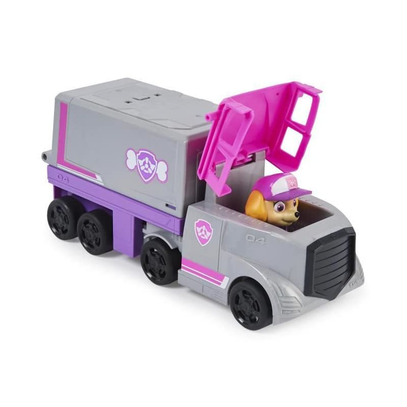 Image of Paw Patrol Big Truck Pup's Skye Transforming Toy Truck with Collectable Action Figure|Vehicle Set with launch rescue Jet|Learning-Education Activity Set|RoleplayToy For Kids3+|BirthdayGift|MadeInIndia