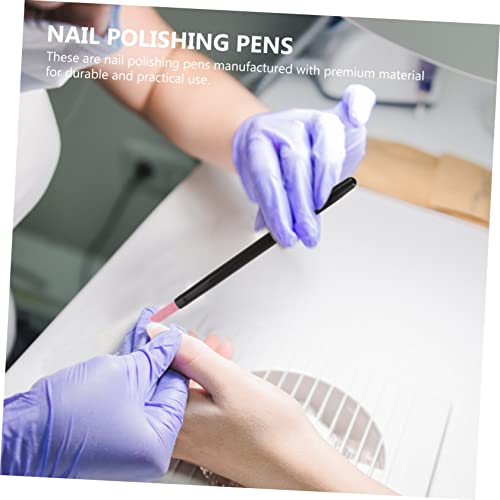 minkissy 8 Conjuntos De Caneta De Quartzo Para Unhas Bloco De Proteção De Unhas Lixa De Unhas De Cri