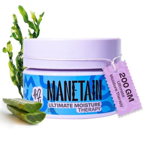 Image of Manetain Ultimate Moisture Therapy 200gm | Deep Hydrating Curl Conditioner for Curly Hair Women & Men | Ultra‑Moisturising Conditioner for Frizzy Hair with Algae Oil & Hyaluronic Acid | CG‑Friendly