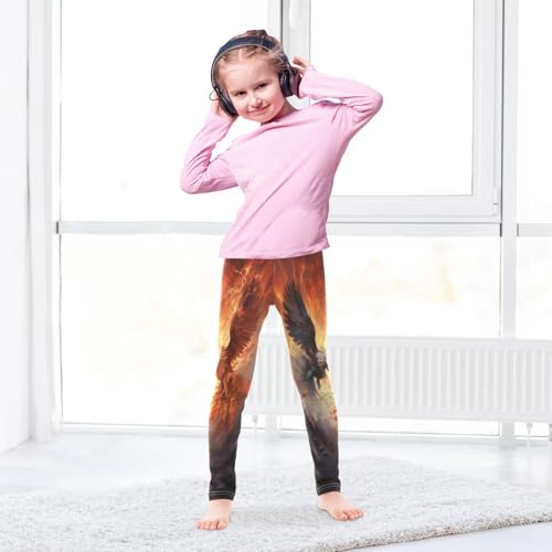 Toddler Girls Leggings Printed Yoga Pants Leggings Two Eagle for Kids4