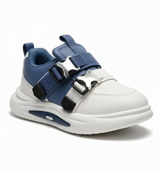 Image of Kids Stylish Casual Mid Top Sneaker and Trendy Shoes with Hook & Loop for Boys and Girls