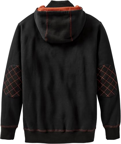 Image of Legendary Whitetails Mens Quarter Zip Hoodie Heavyweight Hooded Sweatshirt