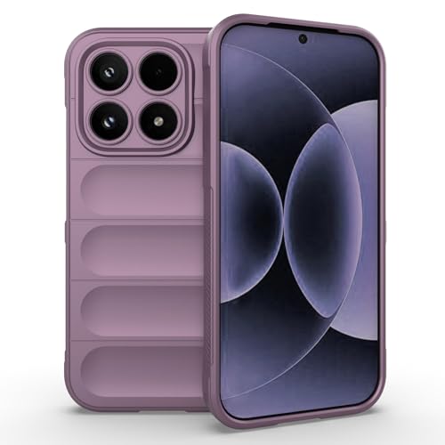 Image of for Xiaomi 17 Case Anti-Drop Soft TPU Rugged Phone Back Cover - Light Purple