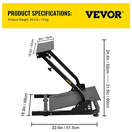 Vevor G920/G29 Racing Wheel Stand Fit For Logitech G27/G25 Gaming Wheel Stand Fit For Thrustmaster，Wheel Pedals Not Included Shifter Mount Not Included #TOP4