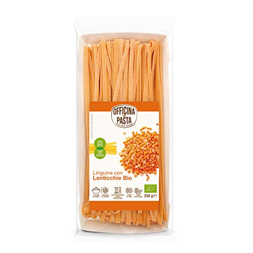 Linguine con lentejas rojas bio - Oficina della pasta - 250g (cja 8 ud) Total: 2000g Cover