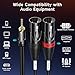 Cable Matters 3.5mm 1/8 Inch TRS to 2 XLR Cable 6 ft, Male to Male Aux to Dual XLR Breakout Cable