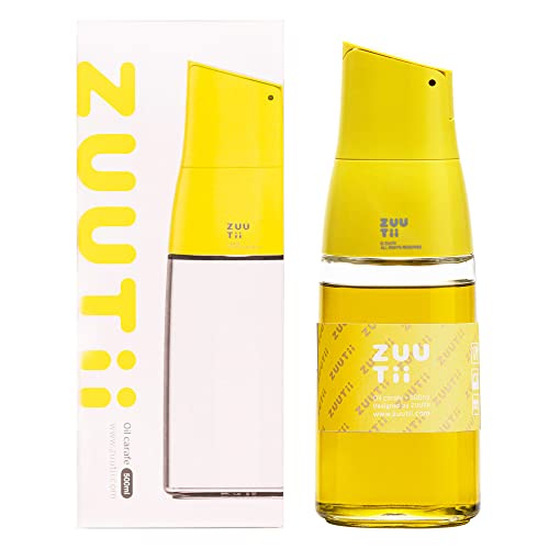 Zuutii Olive Oil Dispenser, Drip Free Spout Oil Dispenser Bottle for